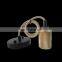 Discount Antique Aluminum Rose Gold Edison Lamp Holder E27 Screw Type Light Bulb Socket