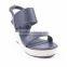 2016 hot fashion spring pump platform wedges buckle strap sandals for women