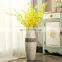 modern simple white tall ceramic floor flower vase Europe home accessories