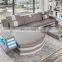 sectional Sofa LED light living room sofa set furniture Multi-functional