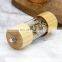 Food Grade Salt And Pepper Grinder Spice Mill Grinder Bottles Shaker With Wooden And Ceramic Mechanism