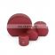 Factory direct supply arch shape red pu leather jewelry box necklace box