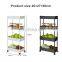 3 tier Kitchen storage cart Metal Plastic organiser rack