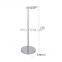 Rust-proof stainless steel standing rolling toilet paper holder