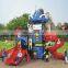 Big indoor play equipment with swing slides set for kids playground