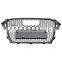 ABS black car grill for Audi A4 B85 high quality front bumper honeycomb mesh facelift RS4 grill 2013 2015