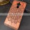 Shockproof custom  hard pc wood phone case for huawei mate 9