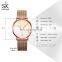 Ladies Clock SK Luxury Women Watches Fashion Female Quartz Wristwatches K0095L Relogio Feminino Steel Mesh Band Watch Woman