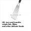 Stainless Steel Slotted Turner , Blade for Fish/Egg/Meat/Dumpling Turning, Flipping, Frying and Grilling