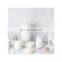 Luxury Family Creative Soap Dispenser Toothbrush Holder Tumbler Soap Dish toieltbrush holder Ceramic bathroom set Rubber Painted