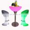 party wireless illuminated led light bar cocktail tables and chairs outdoor decoration furniture home wholesale led nightclub
