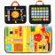 Amazon Top Seller Educational Travel Toys Toddler Activity Sensory Board Felt Busy Board For Toddlers