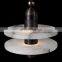 Customizable Black Marble Chandelier with High Quality LED Light Source Spiral Design for Bedroom or Dining Room Decor