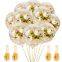 Cheap Large 36 Inch clear Latex Birthday Decorations Gender Reveal Confetti Balloons Balloons Set with Confetti