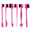 Hot-Selling Multi-Functional Eyebrow Hairline Cleaning Brush Makeup Comb Beauty Tool for Home Use Plastic Handle