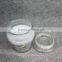 glass cup with lid candles