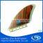 New Epoxy Resin Fiberglass Central Fin, Half Carbon Honey Comb Fin, 3K, 12K Carbon Fiber, Wooden Skin Rear Fins