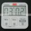 Waterproof IPX7 approved digital kitchen cooking timer with clock alarm