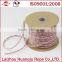 2.5mm 2 ply twisted red and natural jute twine 25yard