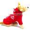 Printing luminous pet jumpsuit Evil pattern dog puppy clothing