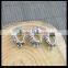 LFD-00C6 Charms! Pave Rhinestone Decoration Pinch Bail Clasps Jewelry Making