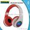 Bluetooth wireless LED headphone with memory card and FM radio function headset