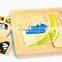 EN71 newest design butterfly school puzzles size 17.5*17.5*2 cm OEM/ODM educational wooden toys puzzles