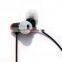 Sport Earphone Cut Earphone for Girls and Children Fashion Metal Earphone Black and Red Colour
