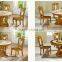 Oval shape Italian style marble dining table
