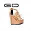 GDSHOE fashion ladies italian beautiful wedge sandal shoes