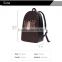 High Quality 3D Print Custom Leather Men Travelling Backpack Bag