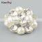 Fashion pearl rhinestone buttons 24mm wholesale WBK-1484