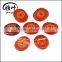 Natural Red Jasper Chakra Laser Engraving Palm Stones