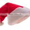 Popular happy chrismas plush Red Custom Santa Hats wholesale