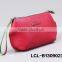 LCL -B1309023 raw cut bi color pvc semi pu cluth envelope cosmetic bag doument holder mini pad pouch