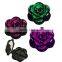 glitter pocket mirror/flower shape makeup mirror /girls fashionable hand mirror