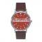 luxury genuine leather unisex watches men stainless steel watch quartz watch waterproof flat leather strap watch