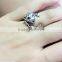 5925 Silver Ring Diamond New Design Spot Leopard Silver Ring
