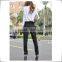 2015 high waist women Skinny Long Trousers OL casual Bow harem pants plus size Black Khaki Fast shipping Guangzhou Baiyun C58