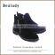 (E1621H-7) Lady leather shoes sheep suede sexy short ankle boots with crystal diamond metal zipper EVA sole