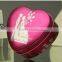 2015 fashion design cute unique heart shape cookie metal tin box