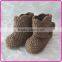 custom wholesale fashionable crochet baby shoes