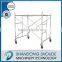 Quick and easy Aluminium Mobile scaffolding with ladder