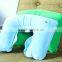 Flocking PVC inflatable travel U shape neck pillow                        
                                                Quality Choice