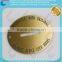 Round Brass plate with adhesive , Metal sheet