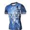 Bodybuilding 95 cotton 5 spandex t shirts sport new pattern t-shirts