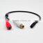two connector hiddden cctv microphone Monitor Audio Speaker YJS-GK-601A