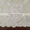 white cotton and polyester designe embroidery lace handkerchief