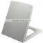 Moulded Veneer Painting Toilet Seat Cover With Chrome Hinges, Painting Toilet Seat