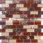 strip glass mosaic tile, natural stone glass mosaic backsplash